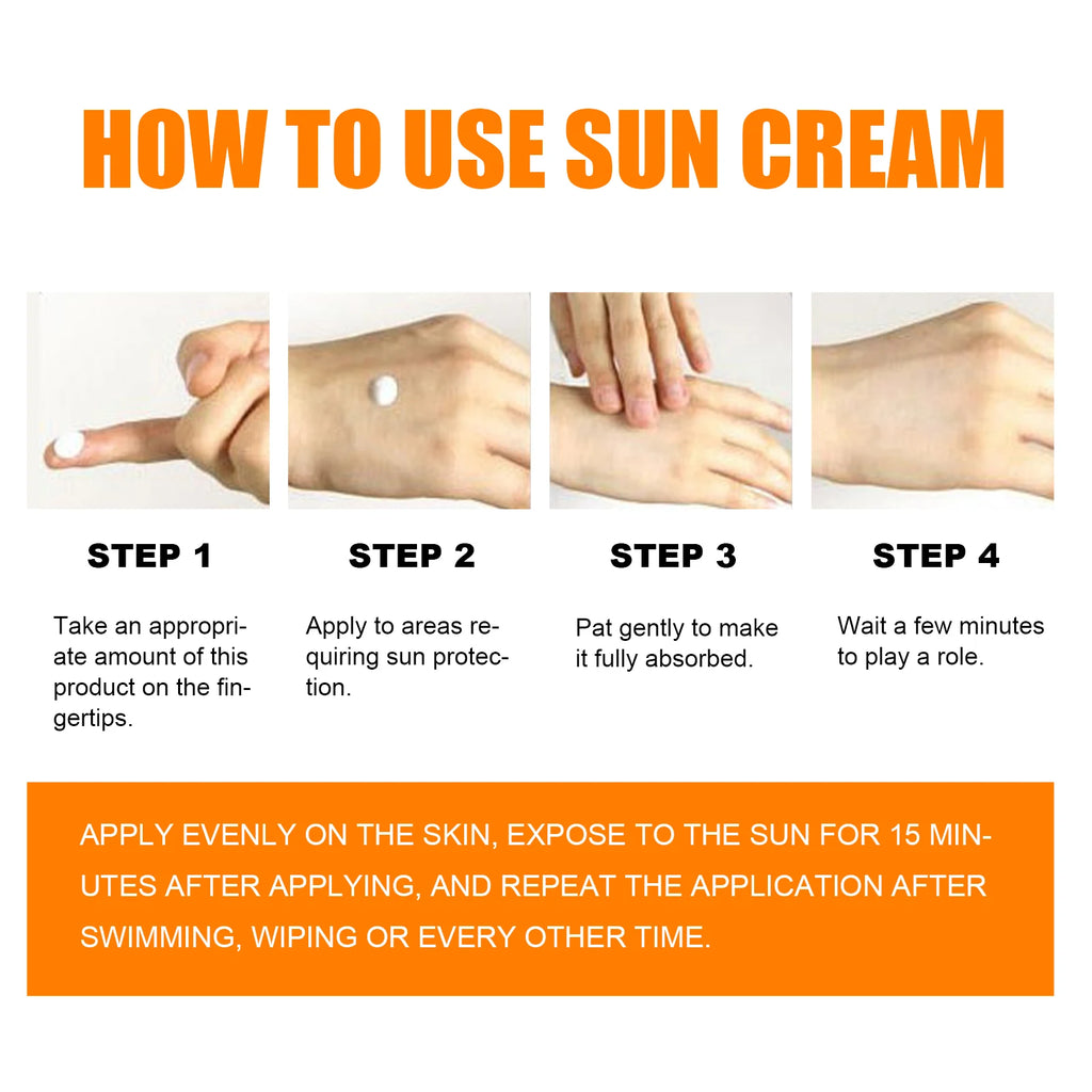 Crème Solaire SPF 90 — Protection UV, Hydratant & Éclaircissant Visage & Corps