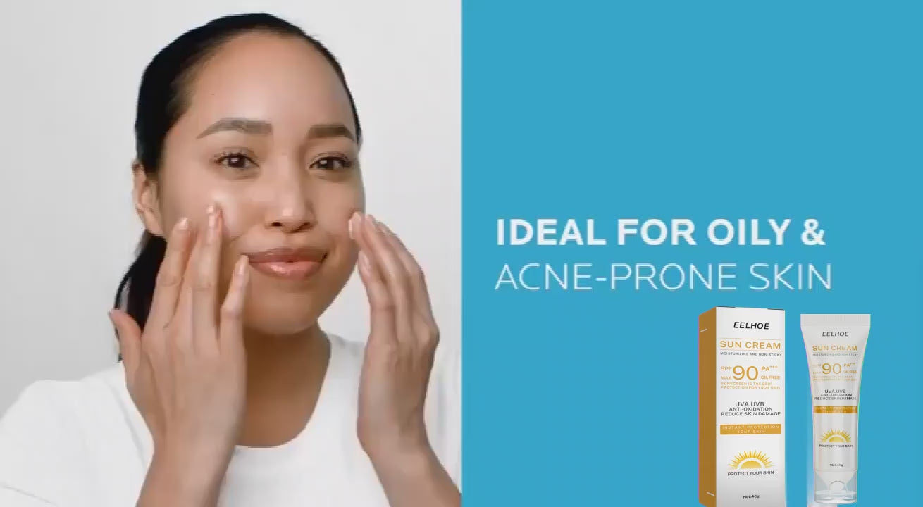 Crème Solaire SPF 90 — Protection UV, Hydratant & Éclaircissant Visage & Corps